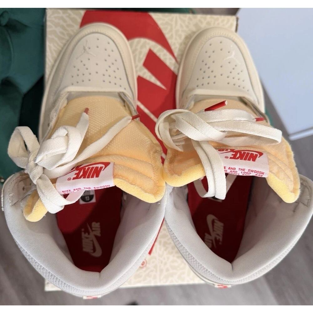 Nike Air Jordan 1 High OG Sail University Red Size 13 DZ5485-160 OG Box DS - Picture 8 of 11